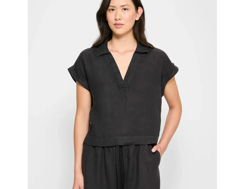 Target European Linen Popover Shirt