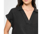 Target European Linen Popover Shirt