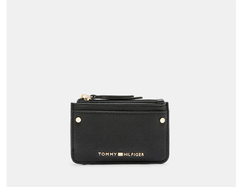 Tommy Hilfiger Sydney II Zip Card Case - Black