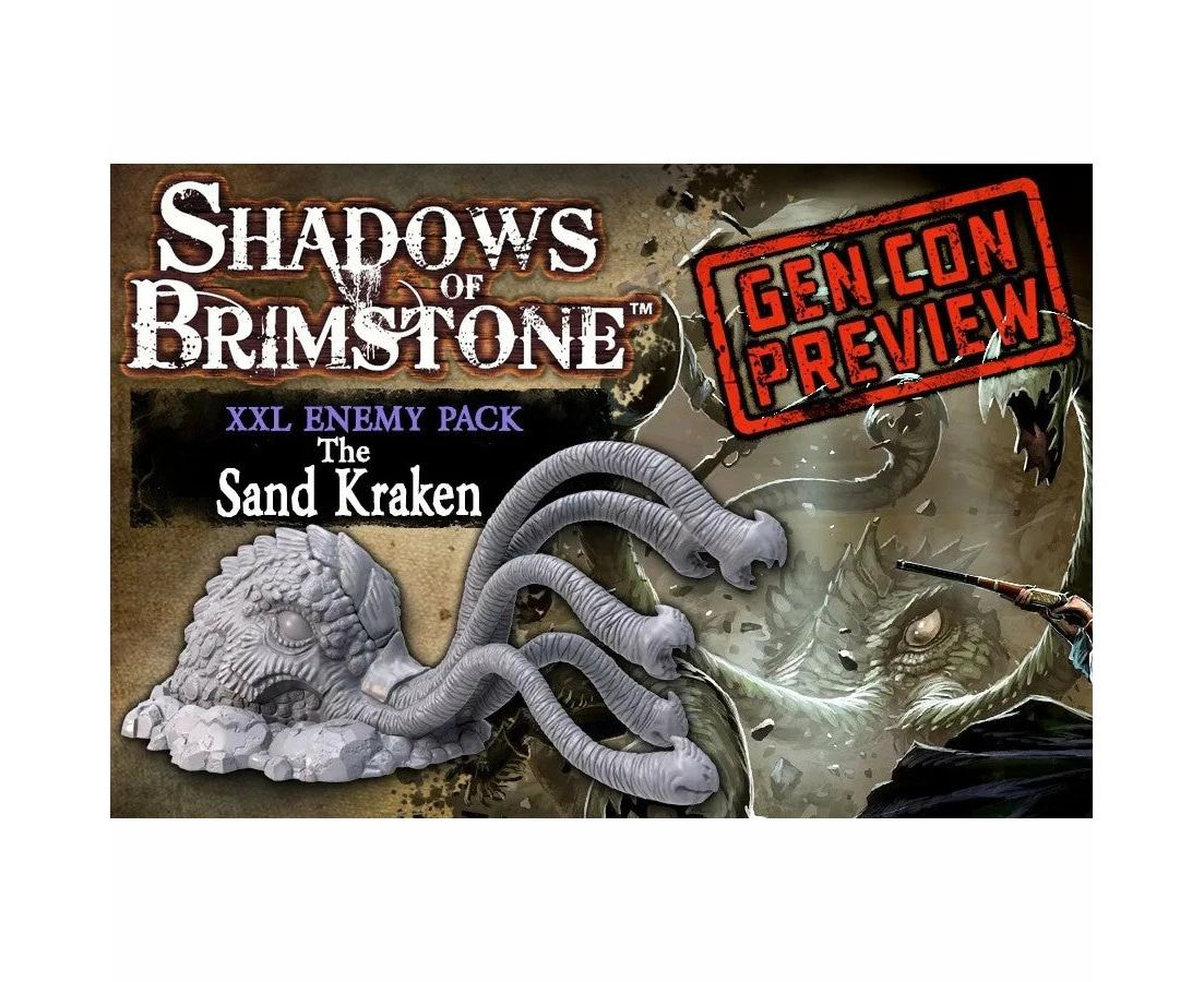 Shadows Of Brimstone Sand Kraken Xxl Enemy Pack