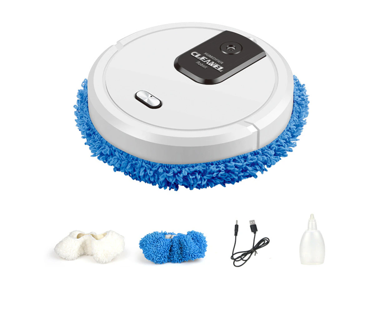 Smart Mopping Machine Robot Cleaner Household Full-Automatic UV Spray Humidification - White