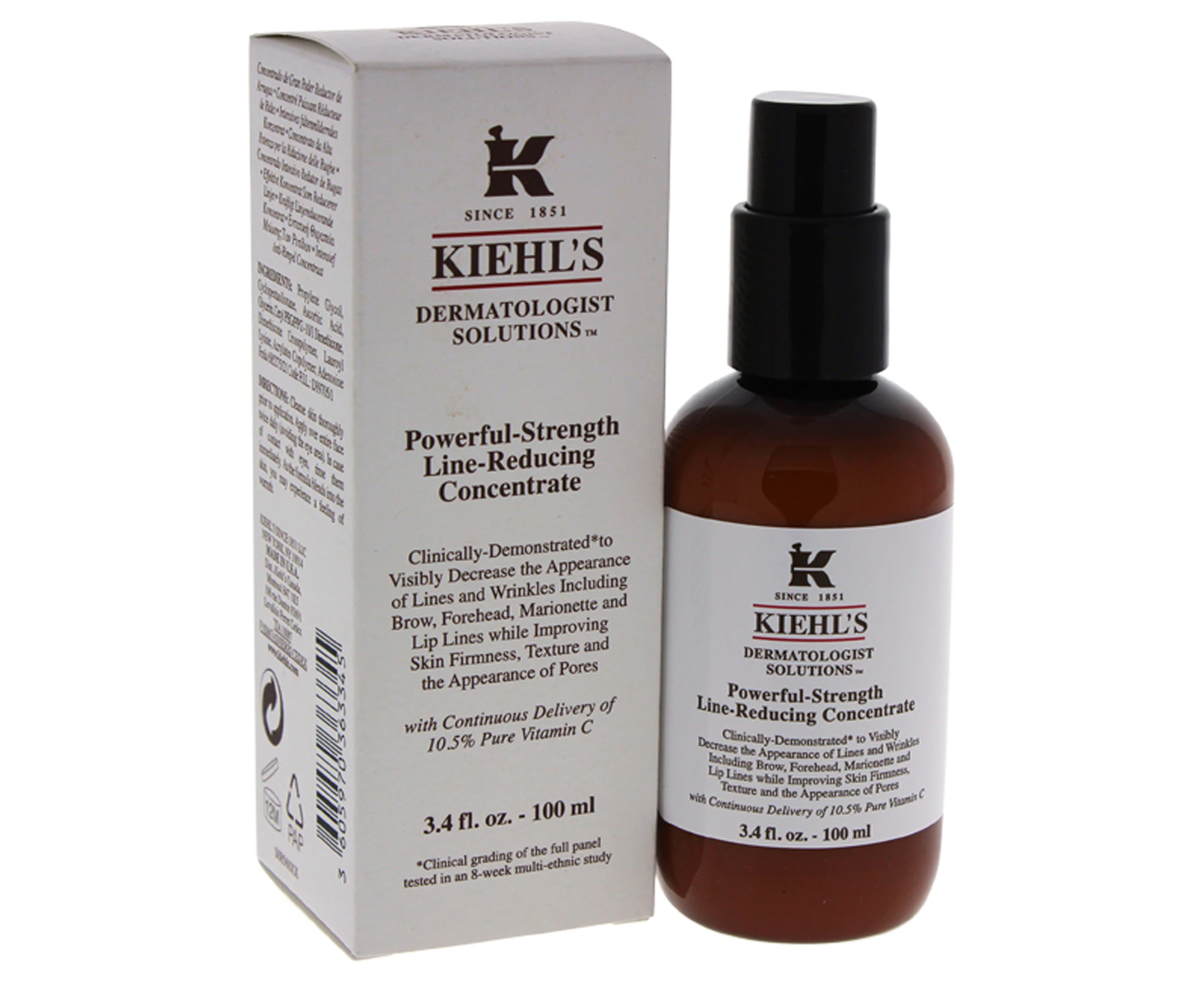 Powerful-Strength Line-Reducing Concentrate by Kiehls for Unisex - 3.4 oz Concentrate