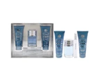 Invincible by New Brand for Men - 4 Pc Gift Set 3.3oz EDT Spray, 0.5oz EDT Spray, 4.3oz After Shave, 4.3oz Shower Gel