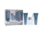 Invincible by New Brand for Men - 4 Pc Gift Set 3.3oz EDT Spray, 0.5oz EDT Spray, 4.3oz After Shave, 4.3oz Shower Gel