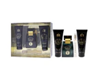 Gold by New Brand for Men - 3 Pc Gift Set 3.3oz EDT Spray, 0.5oz EDT Spray, 4.3oz Shower Gel, 4.3oz After Shave