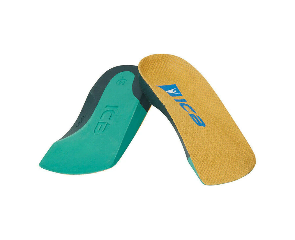 ICB Green Firm Density Covered 3/4 Length Orthotics