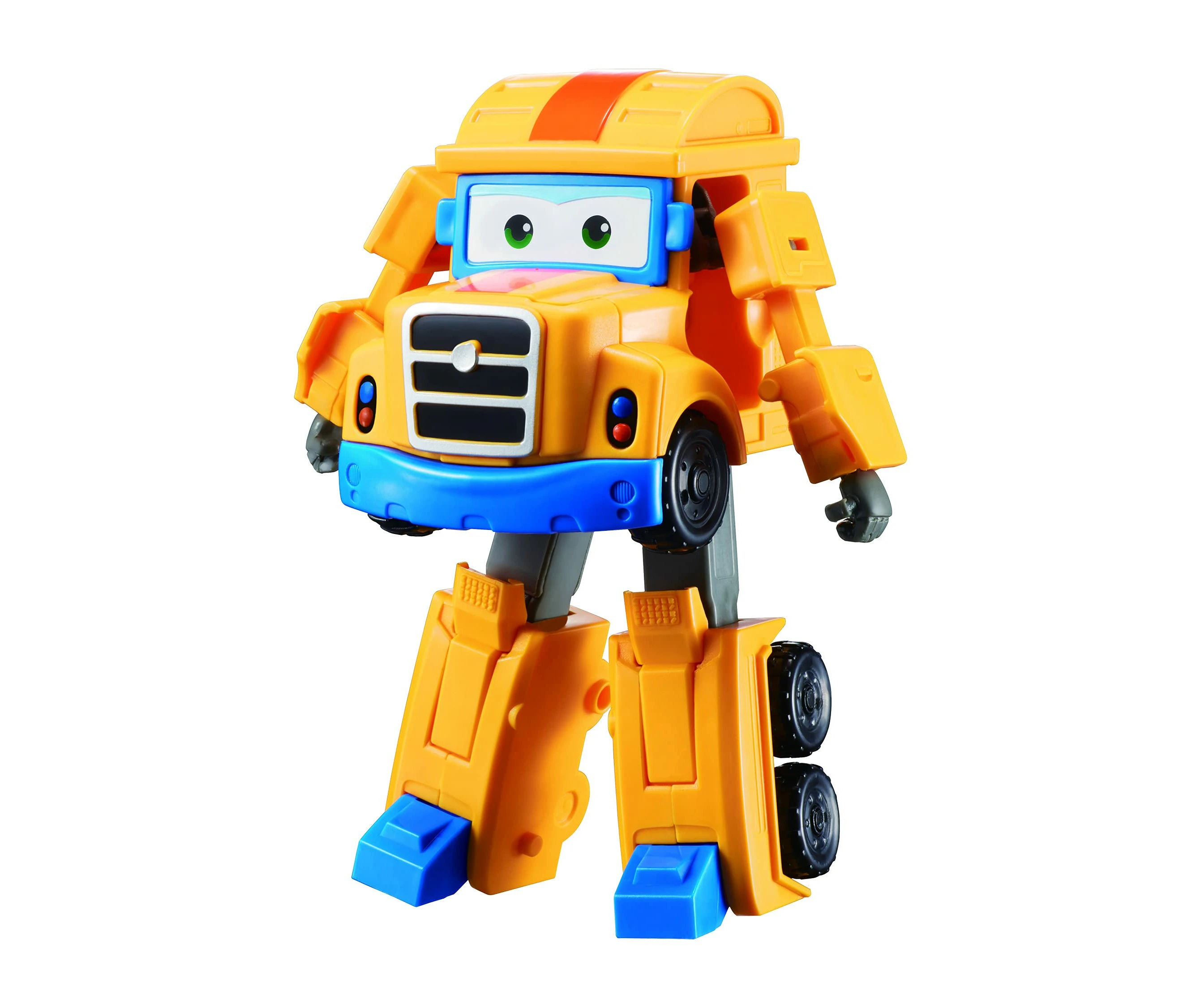 Super Wings - Transforming Vehicle | Series 2 | Poppa Wheel | Plane | Bot | 8 Inch Figure,Yellow