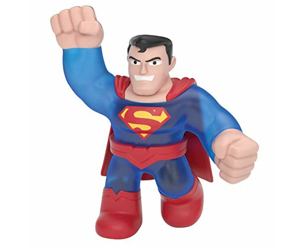 Heroes of Goo Jit Zu, Super Stretchy Action Figure with Unique Filling Licensed DC Edition Superman Red/Blue