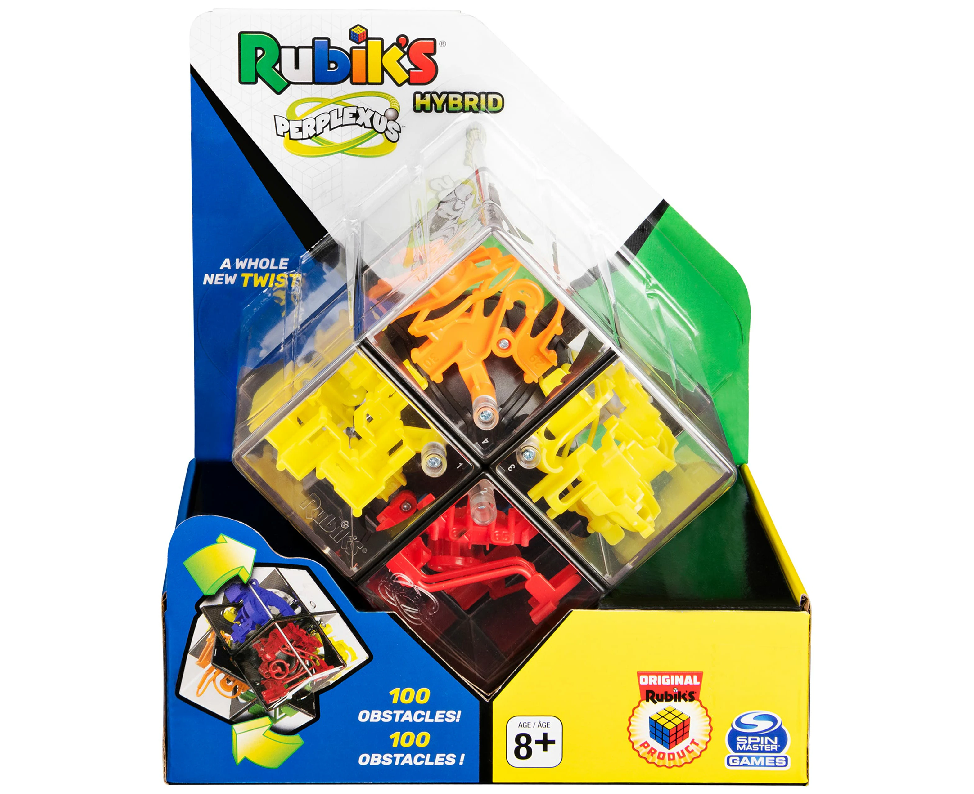 Rubik’s Perplexus Hybrid 2 x 2, Challenging Puzzle Maze Skill Game, for s and Kids Ages 8 and Up