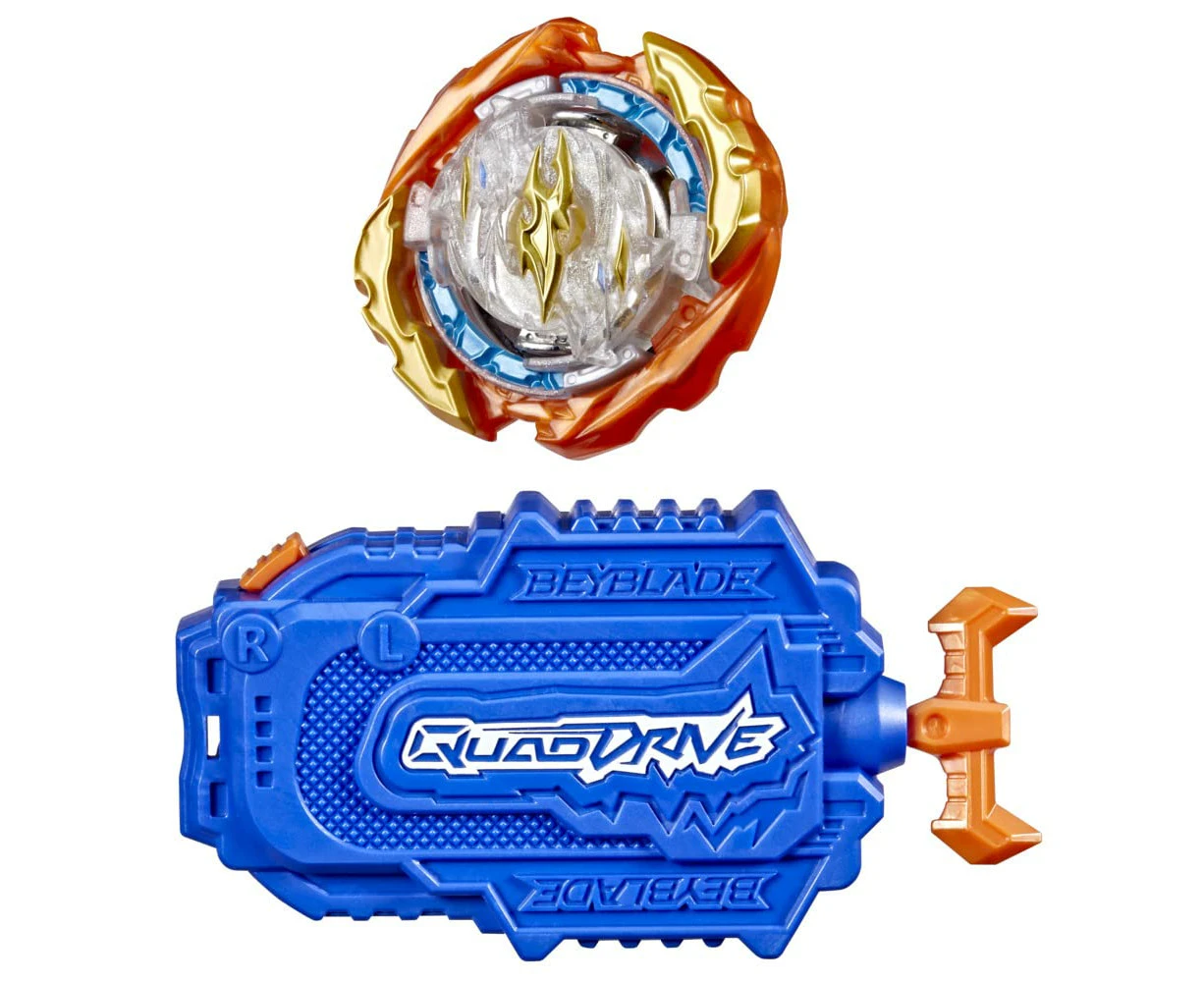 Beyblade Burst QuadDrive Cyclone Fury String Launcher Set - Battle Game Set with String Launcher and Battling Top Toy