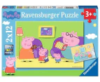 Ravensburger – 07596 – Peppa Pig At Home – 2 x 12-Piece Jigsaw Puzzles