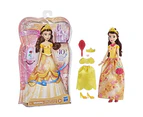 Disney Princess Style Surprise Belle Fashion Doll with 10 Fashions and Accessories, Hidden Surprises Toy for Girls 3 Years Old and Up