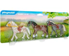 Playmobil 70683 3 Horses, Fun Imaginative Role-Play, PlaySets Suitable for Children Ages 4+