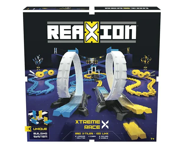 Reaxion Xtreme Race – Domino, STEM and Construction Toy For Kids Age 7 +