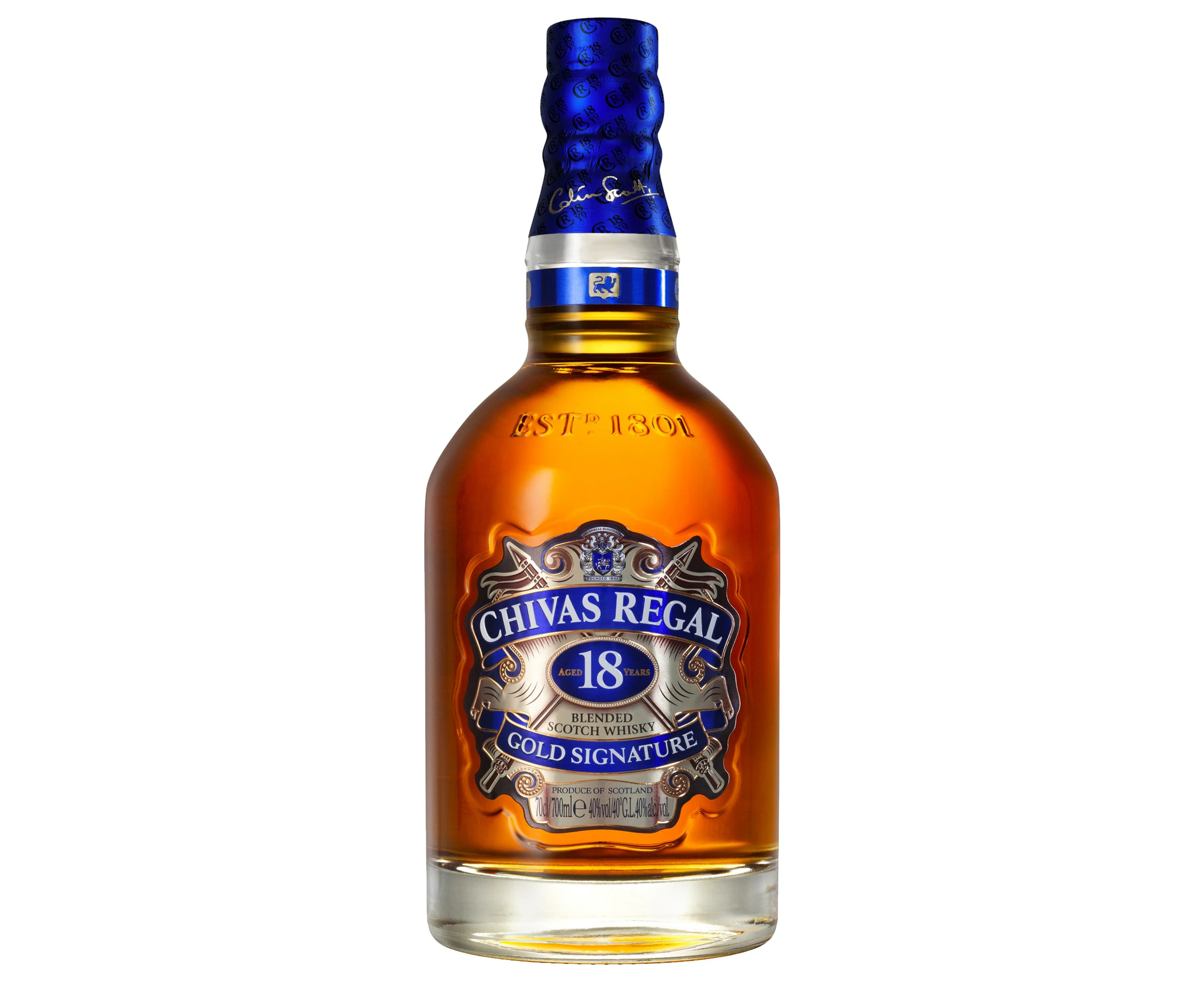 Chivas Regal 18 Year Old Blended Scotch Whisky 700mL Bottle