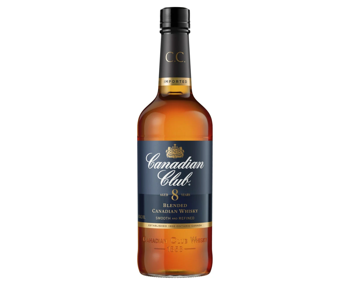 Canadian Club 8 Year Old Blended Canadian Whisky 700mL Bottle