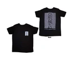 Joy Division | Official Band T-Shirt | Pulsar Pocket Wave (Back Print)