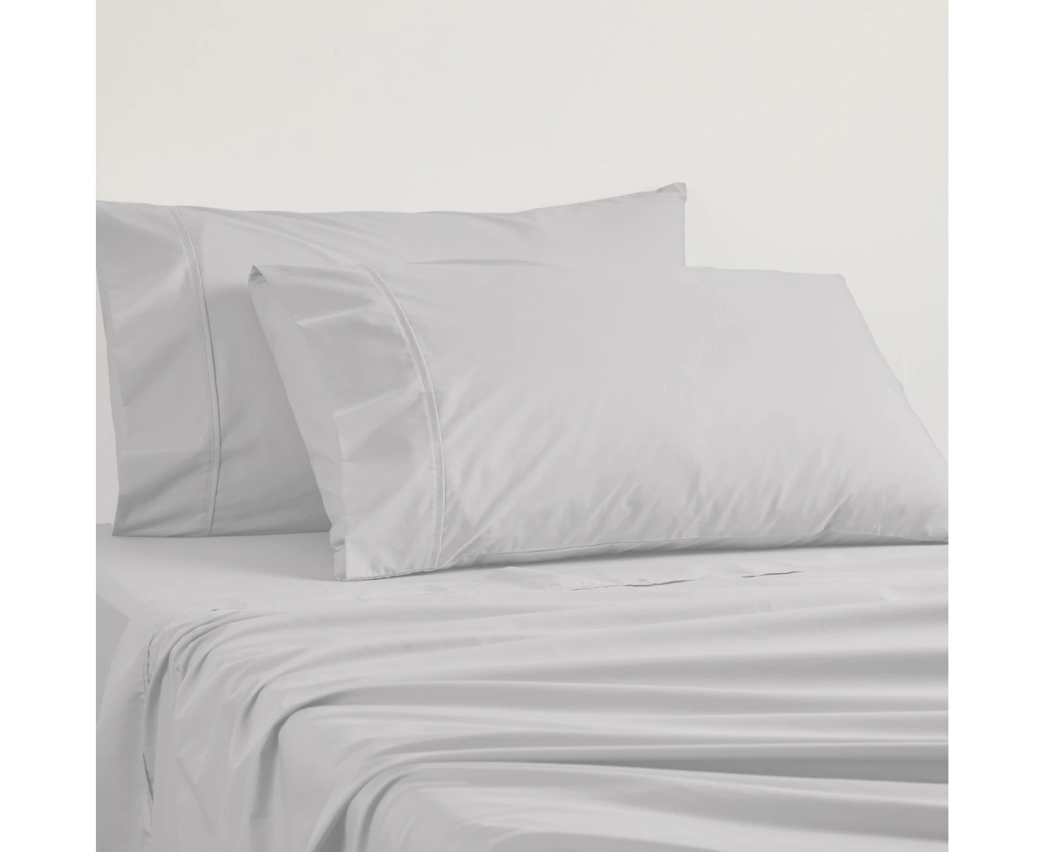 Logan and Mason Platinum 400TC Egyptian Cotton Sheet Set Silver