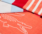 Lacoste Sporty Stripes Beach Towel - Warm