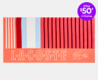 Lacoste Sporty Stripes Beach Towel - Warm