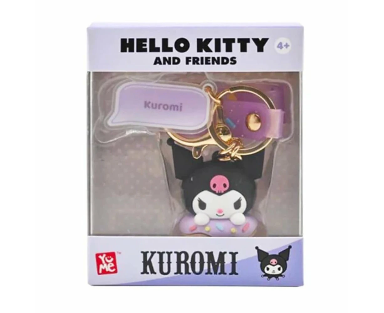 Hello Kitty And Friends Donut Collection Kuromi Keychain With Hand Strap Window Box