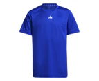 Adidas Youth Train Essentials Logo Tee / T-Shirt / Tshirt - Lucid Blue