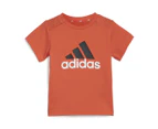 Adidas Baby/Toddler Boys' Essentials Organic Cotton 2-Piece Set - Bright Red/Black