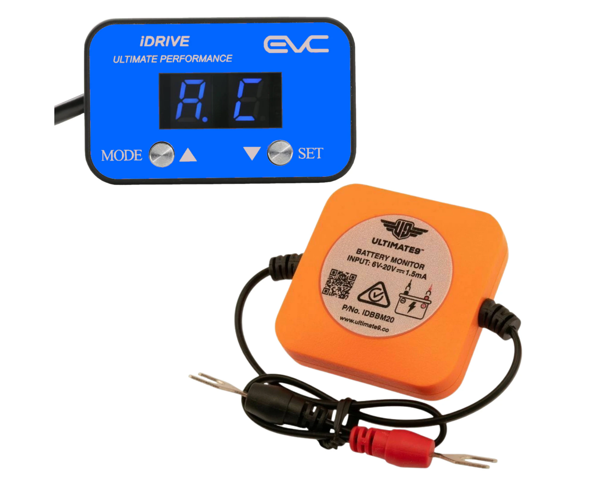 EVC iDrive Throttle Controller + battery monitor blue for Holden Cruze 2009-2014