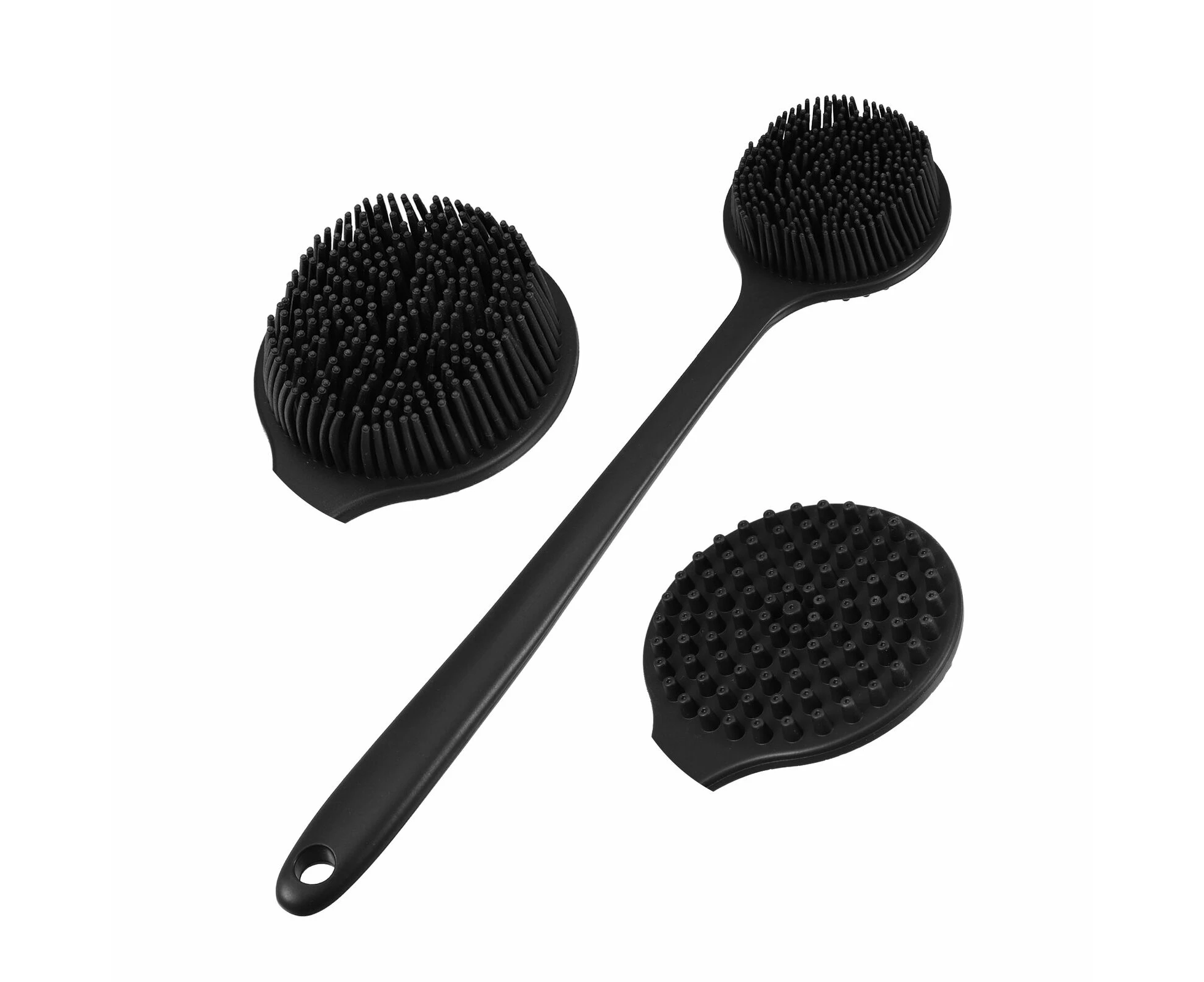 Silicone Body Scrubber Back Scrubber for Shower Double-Sided for Men Women