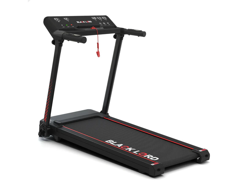 BLACK LORD Treadmill Electric Home Gym Exercise Foldable Run Machine Black