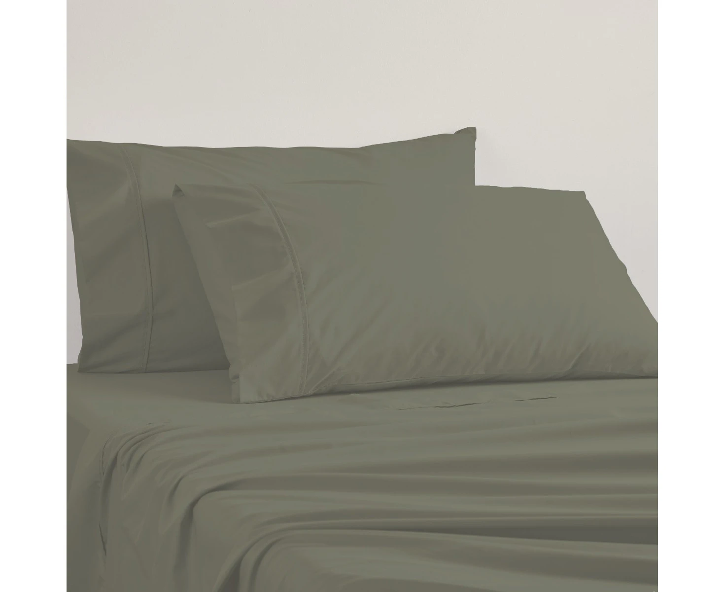 Logan and Mason Platinum 400TC Egyptian Cotton Sheet Set Moss