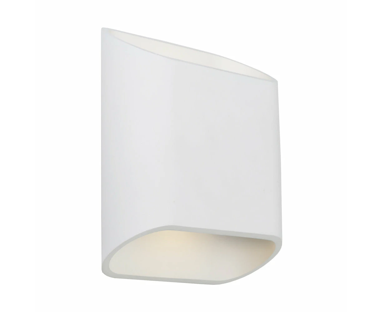 Cougar SARINA - 10W LED Modern Exterior Up/Down Wall Light IP54 - 3000K - White