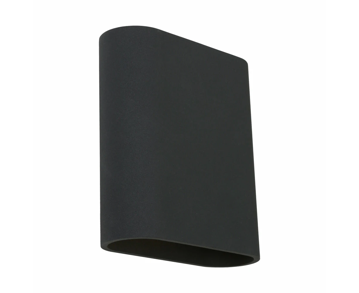 Cougar BOWEN - 10W LED Modern Exterior Up/Down Wall Light IP54 - 3000K - Black