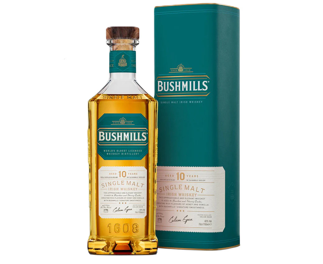 Bushmills 10 Year Old Single Malt Irish Whiskey 700ml