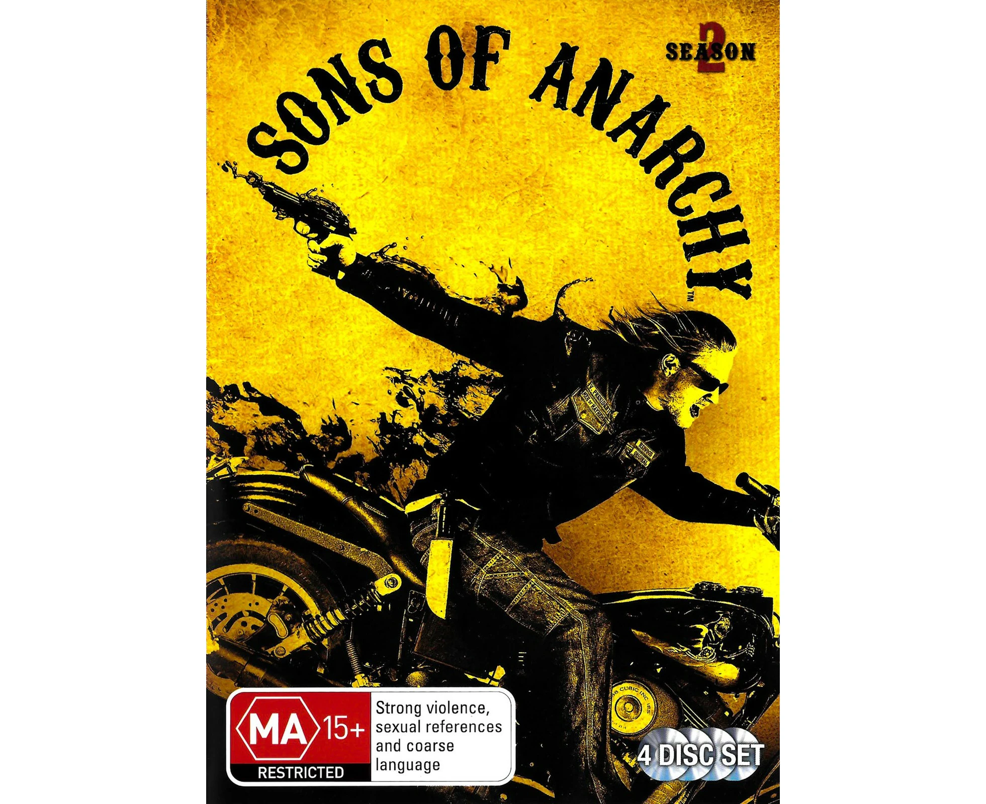 Sons Of Anarchy: Season 2 - DVD Series Rare Aus Stock New Region 4