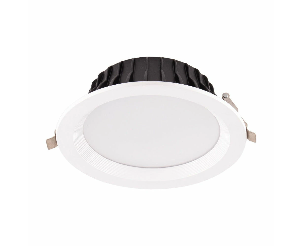 Lummax DL6022 - 22W LED Round Deep Face Commercial Downlight IP20 White - 3000K