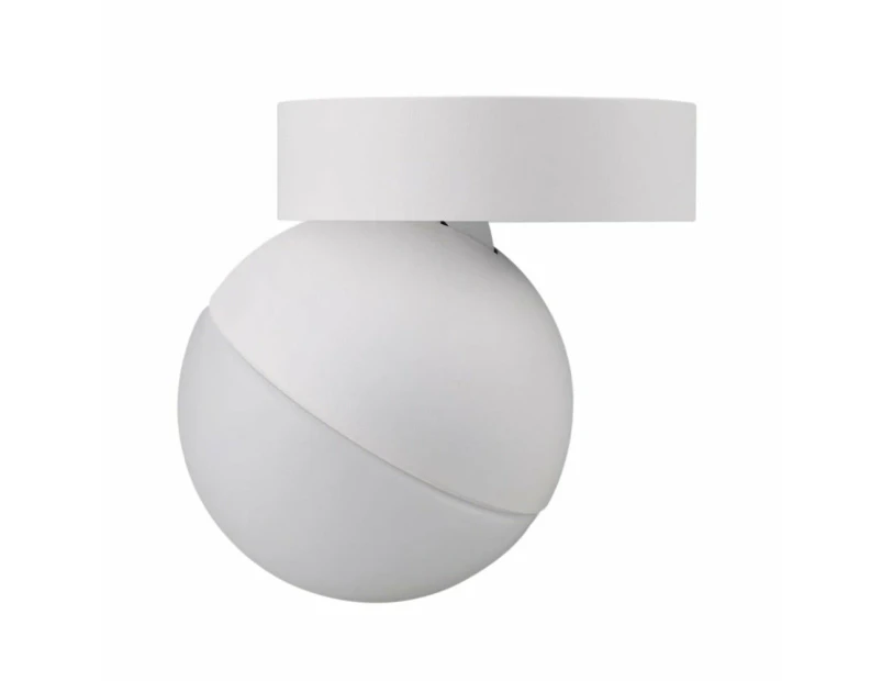 Domus MOON-SM - 6/9W LED Power/Tri-Colour Switchable Dimmable Surface Mount Downlight - White, Opal