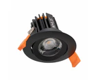 Domus CELL-13-5CCT-T75 - 13W LED 5-CCT Switchable Dimmable T75 Mini Tiltable Downlight - Black