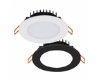 Domus BLISS-10 - 10W LED Tri-Colour Dimmable Flat Face Downlight IP54 - White