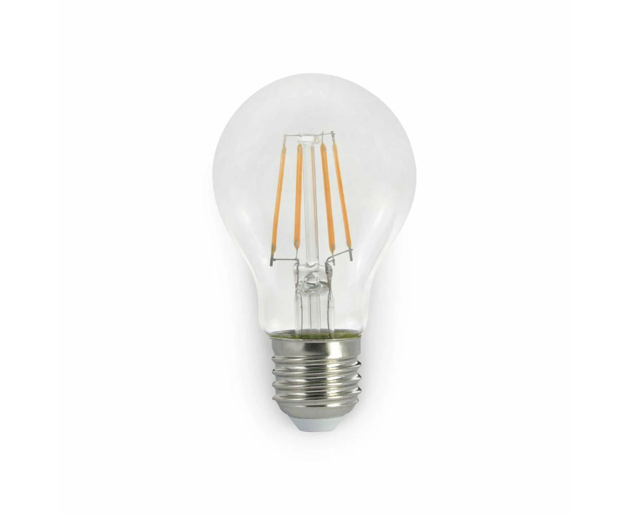 Atom AT9474 - 7W LED Dimmable GLS A60 Shape Filament Clear Glass Globe 2700K - E27