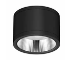 Domus NEO-PRO-SM - 13W/25W/35W LED Tri-Colour Dimmable Surface Mount Downlight IP65 - Black, 35W