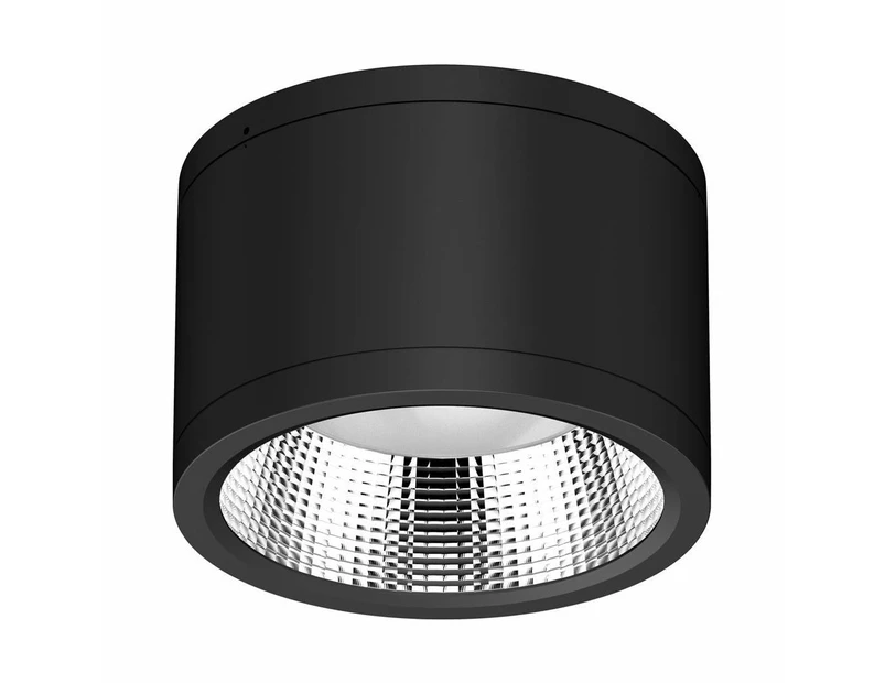 Domus NEO-PRO-SM - 13W/25W/35W LED Tri-Colour Dimmable Surface Mount Downlight IP65 - Black, 35W