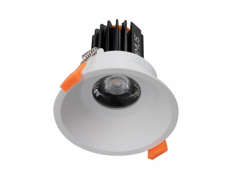 Domus CELL-9-5CCT-D90 - 9W LED 5-CCT Switchable Dimmable D90 Fixed Deepset Downlight - White