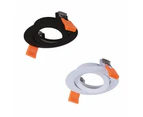 Domus CELL-T75 - Mini Tiltable T75 Downlight Frame To Suit CELL Downlight Module Series - Black