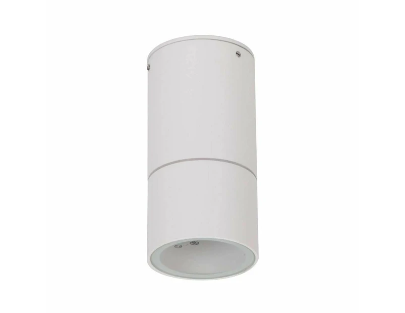 Domus ELITE-SM - GU10 Exterior Surface Mount LED Downlight Ceiling Light IP54 - White, No Lamp