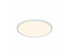 Nordlux OJA - 15W/20W/30W Smart LED White Tuneable Round Oyster Ceiling Light IP20 White