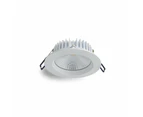 Atom AT9012 - 12W LED Dimmable Round Deep Face Downlight IP44 - 3000K/4000K - 3000K