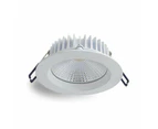 Atom AT9012 - 12W LED Dimmable Round Deep Face Downlight IP44 - 3000K/4000K - 3000K