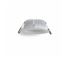 Atom AT9012 - 12W LED Dimmable Round Deep Face Downlight IP44 - 3000K/4000K - 3000K