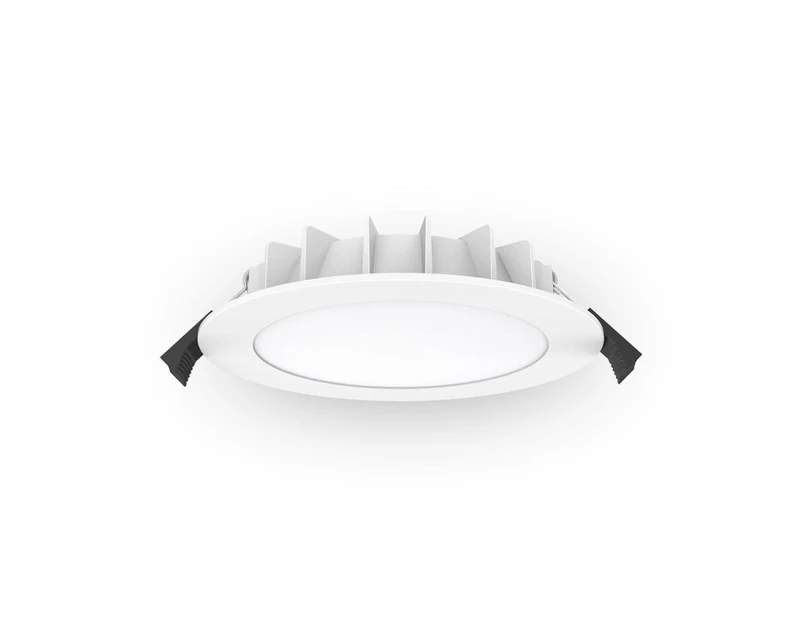 Atom AT9027 - 10W LED Tri-Colour Dimmable Dimmable Round Flat Face Downlight - 3000K